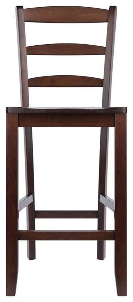 24" Counter Ladder Back Stool, Set of 2