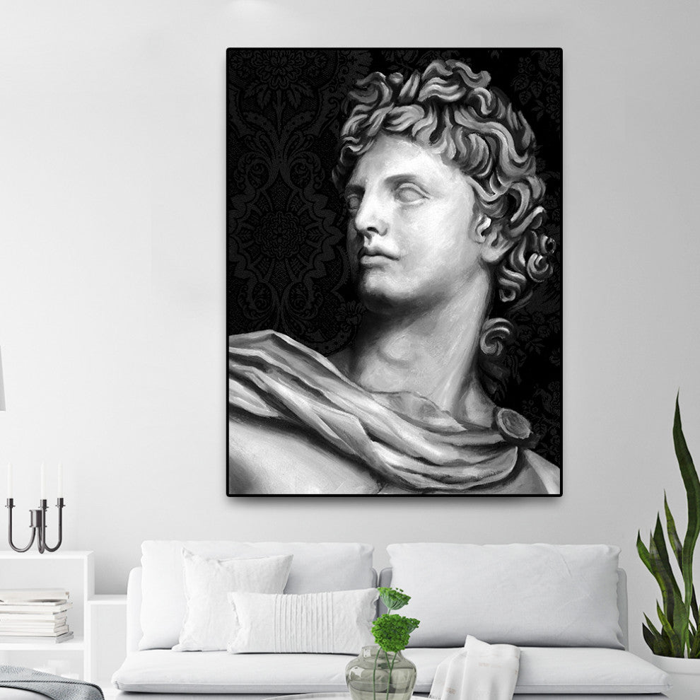 "Ornate Sculpture II" Oversized Framed Canvas, 60 x 40