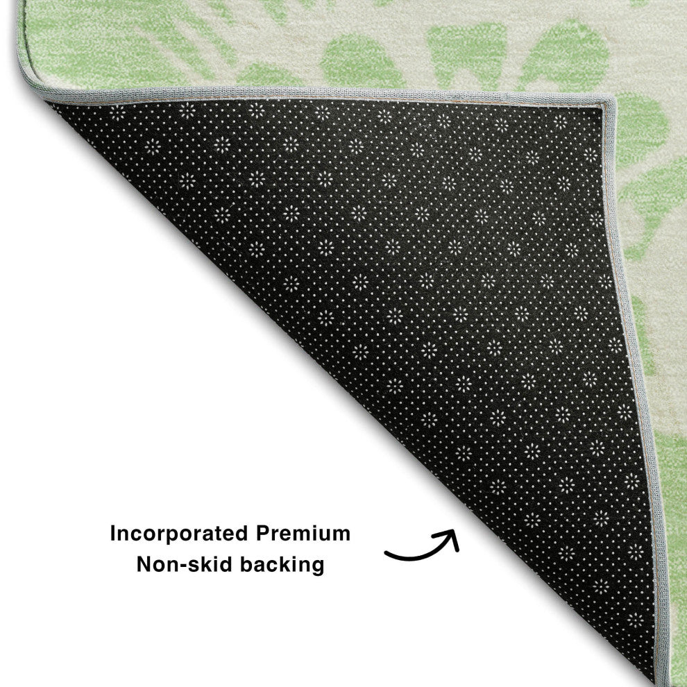 Premium Machine Washable Mayfield AMF551 Mint 8' x 10' Rug