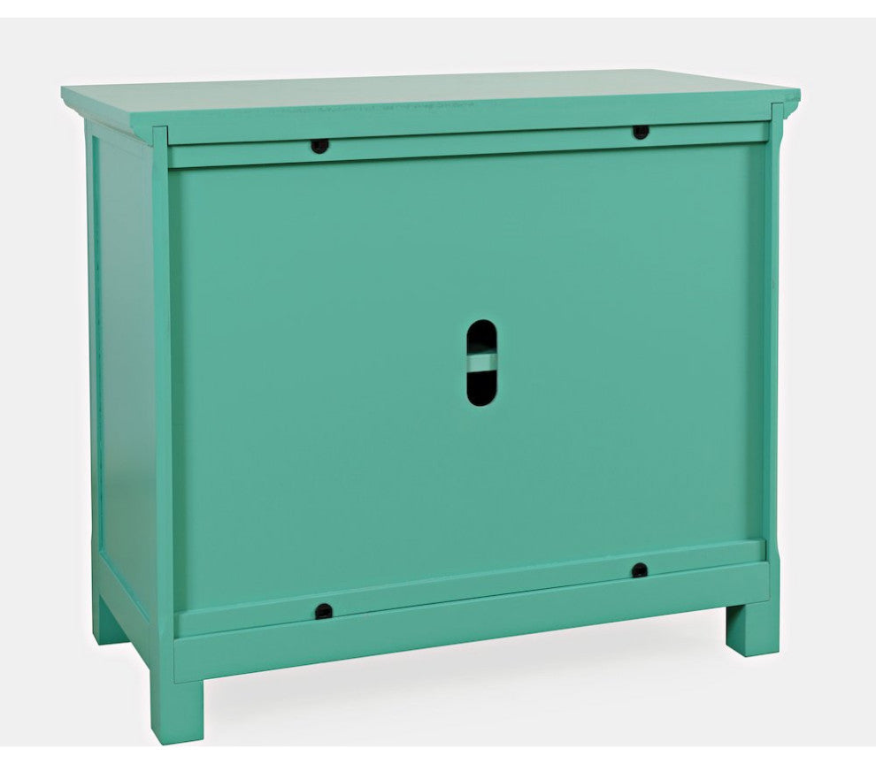 Isabella 38 Luxury Mirrored Accent Storage Cabinet