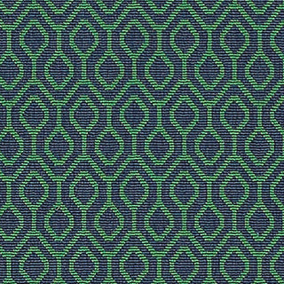 Meridian 1634Q, Navy/Green, 5'3"x7'6"