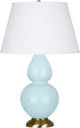 Robert Abbey RA-1666X 1-Light Table Lamp, Double Gourd