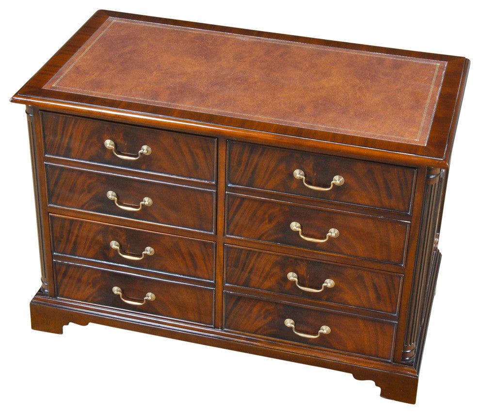 Mahogany 4-Drawer File Drawers