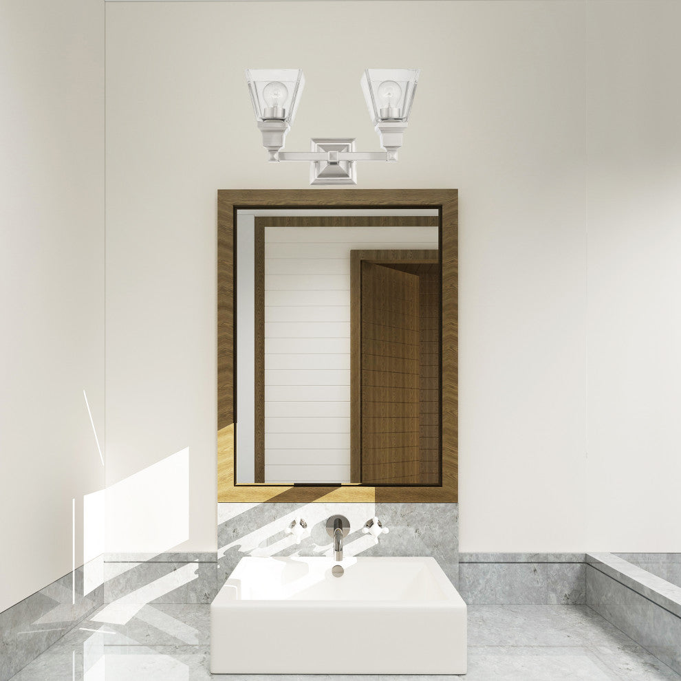 Livex Lighting 17172-91 Mission - Two Light Bath Vanity
