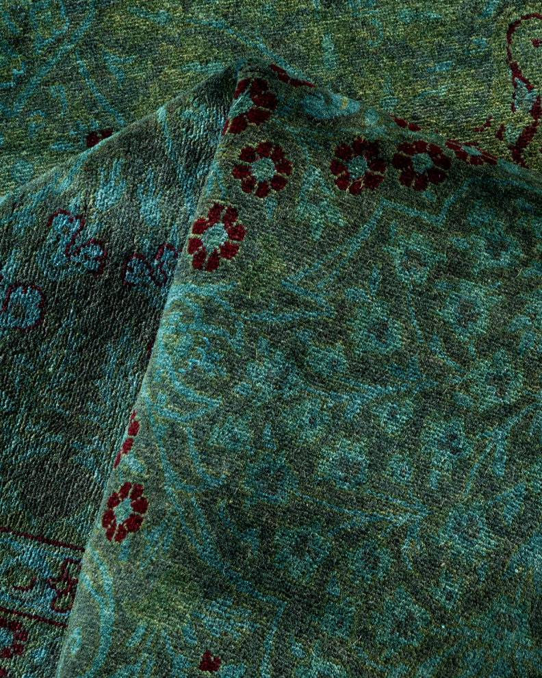 Fine Vibrance, One-of-a-Kind Handmade Area Rug Gray, 17'9"x9'1"