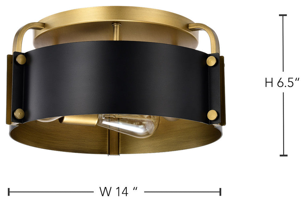 Altos 3 Light 14" Semi Flush