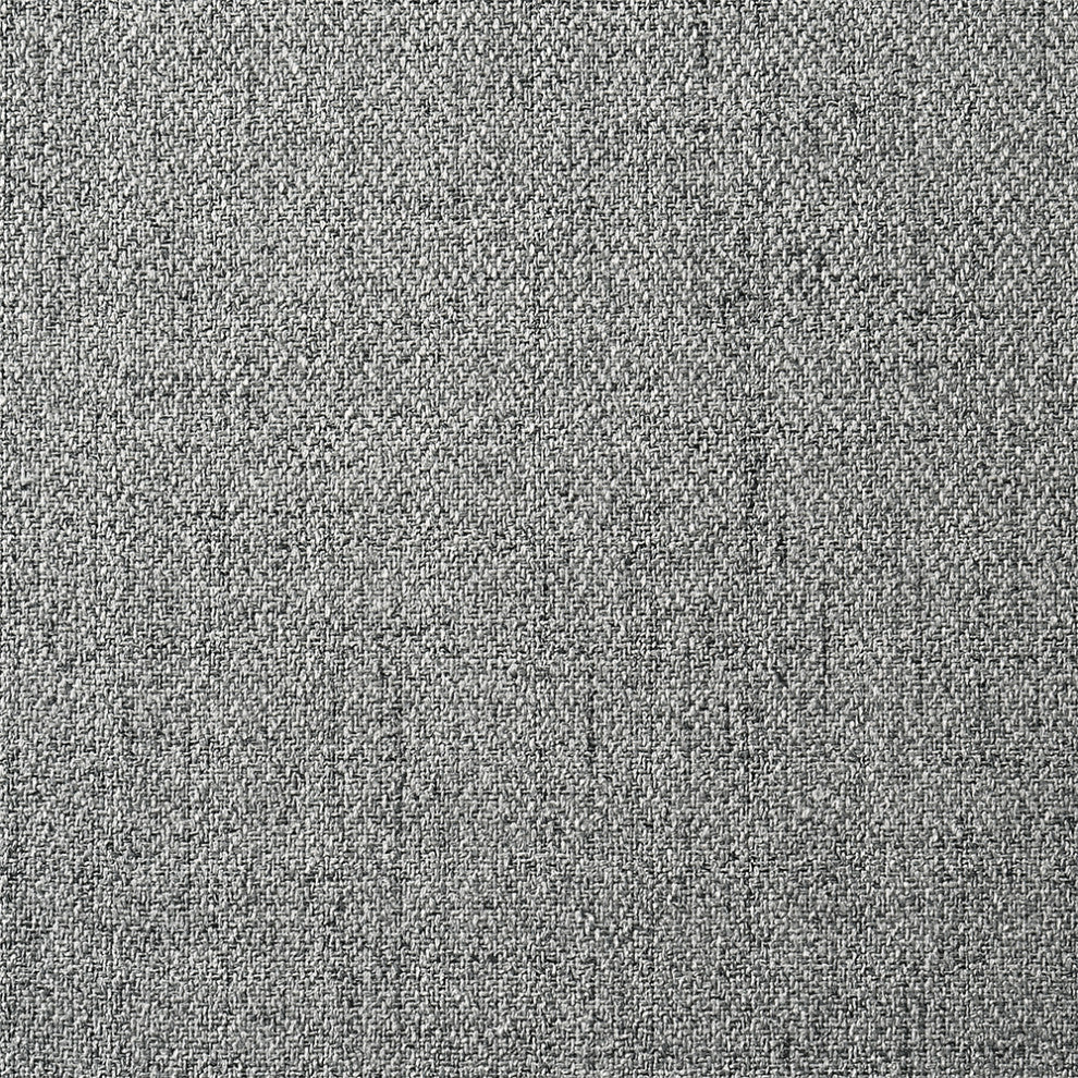 Santana 7-Piece Round Walnut Wood Dining Table Set With Charcoal Fabric