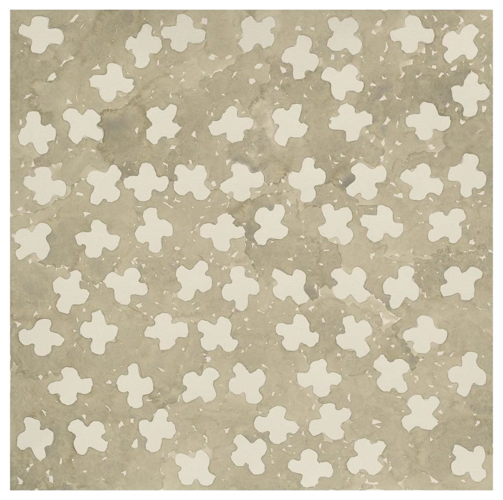 "Wishy Washy Grays III" Digital Paper Print by Shirley Novak, 32"x32"