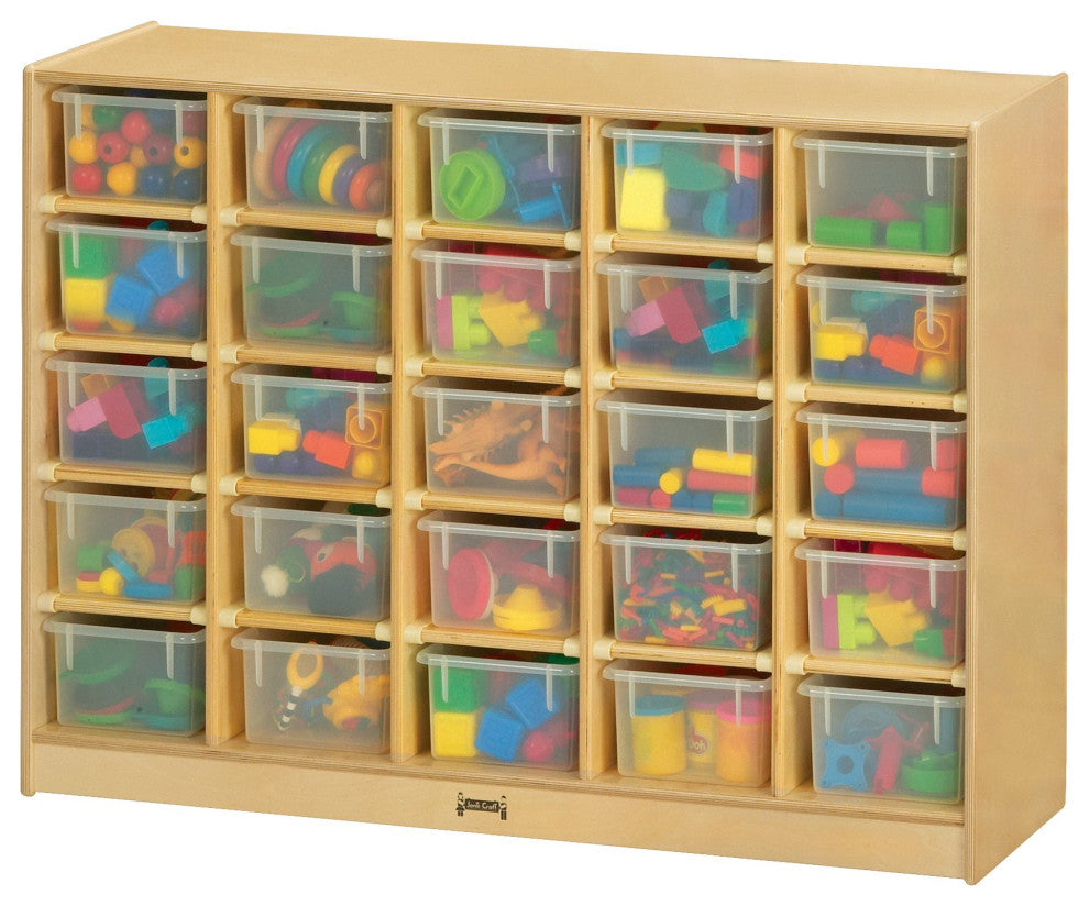 Jonti-Craft 25 Cubbie-Tray Mobile Storage - without Trays