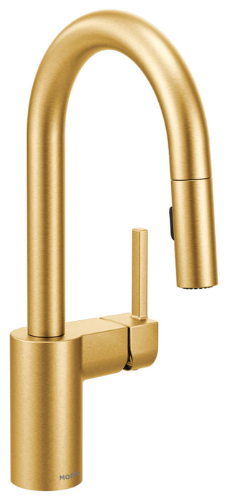 Moen 5965 Align 1.5 GPM 1 Hole Pull Down Bar Faucet - Brushed Gold