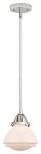 Olean Mini Pendant, Polished Chrome, Matte White, Matte White