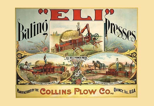 Eli Baling Presses - Gallery Wrapped Canvas Art 28" x 42"