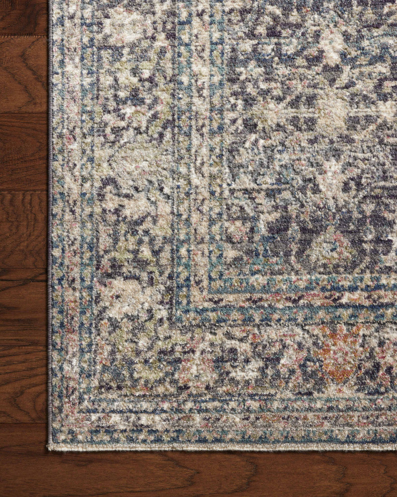 Jean Stoffer x Loloi Bradbury Midnight/ Multi 2'-6" x 10'-0" Runner Rug