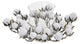 Cotton Artificial Arrangement Candelabrum
