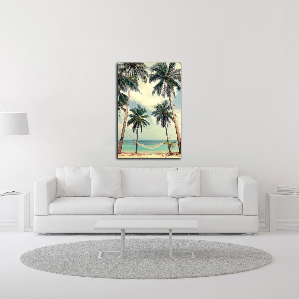 Palm Sky 3 by Design Fabrikken, Print on Canvas, 30"x45"