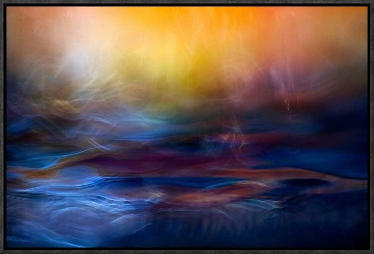 "Inner Peace" Framed Canvas Giclee by Willy Marthinussen, 23x16"