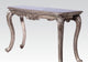 Vintage Wood Sofa Table, Platinum Gray