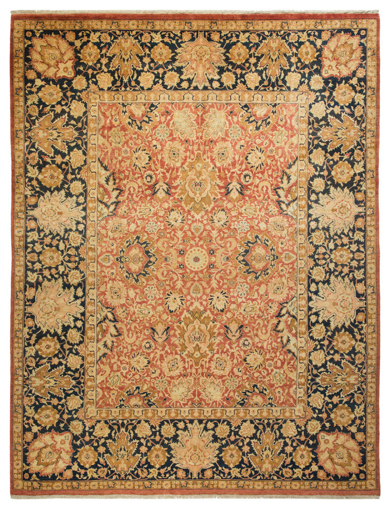 Mogul, One-of-a-Kind Hand-Knotted Area Rug Orange, 8'0"x10'6"