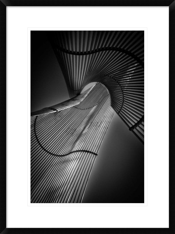 "Steel Frame" Framed Digital Print by Le Vu Cuong, 22x30"