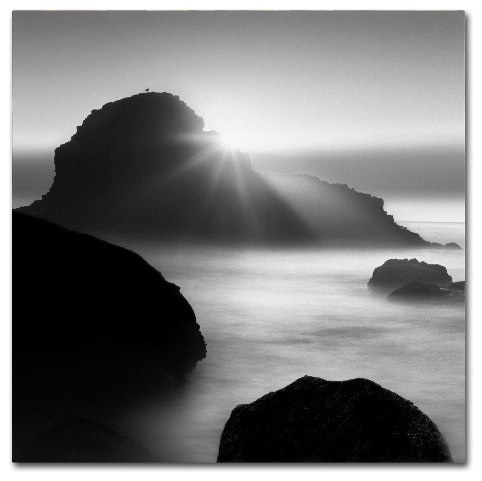 "Long Sunset at Indian Beach" Canvas Art by Moises Levy