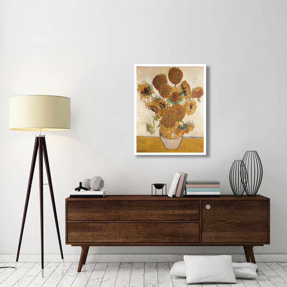 "Sunflowers, 1888" Digital Paper Print by Vincent Van Gogh, 31"x38"