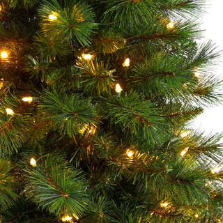 5' Slim West Virginia Mountain Pine Artificial Christmas Tree With 200 Lights