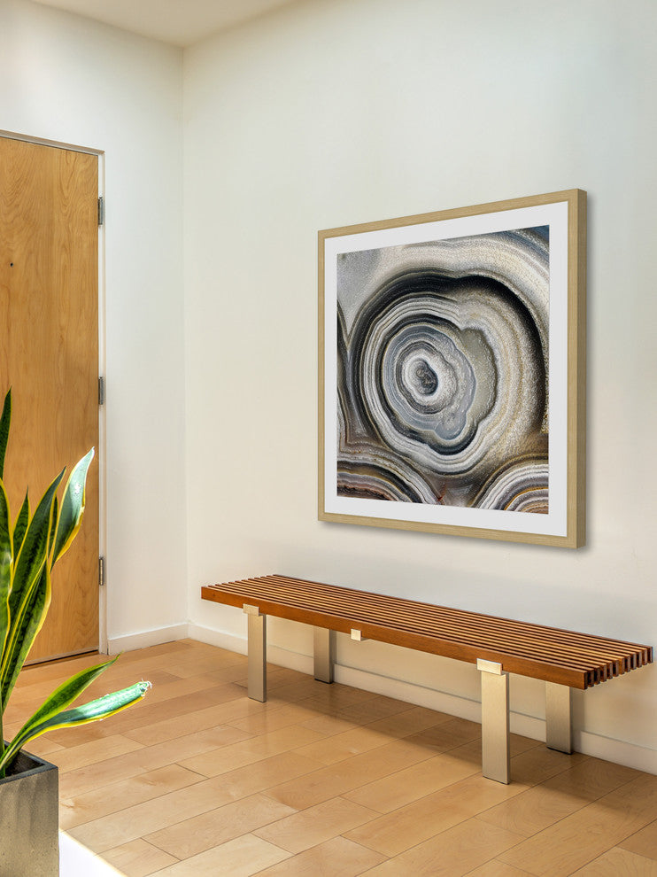 "The Eye of the Geode" Framed Art Print