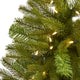 3' Cambridge Spruce Flat Back Faux Xmas Tree W/ White Lights & Bendable Branches