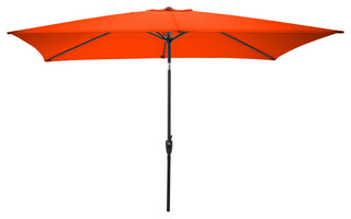 Pure Garden 10' Rectangular Patio Umbrella, Orange