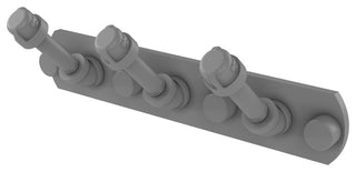 Pipeline 3 Position Multi Hook, Matte Gray