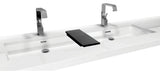Cube Collection Vessel Sink, WETMAR BIO 48"x 15" Matte White