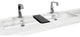Cube Collection Vessel Sink, WETMAR BIO 48"x 15" Matte White