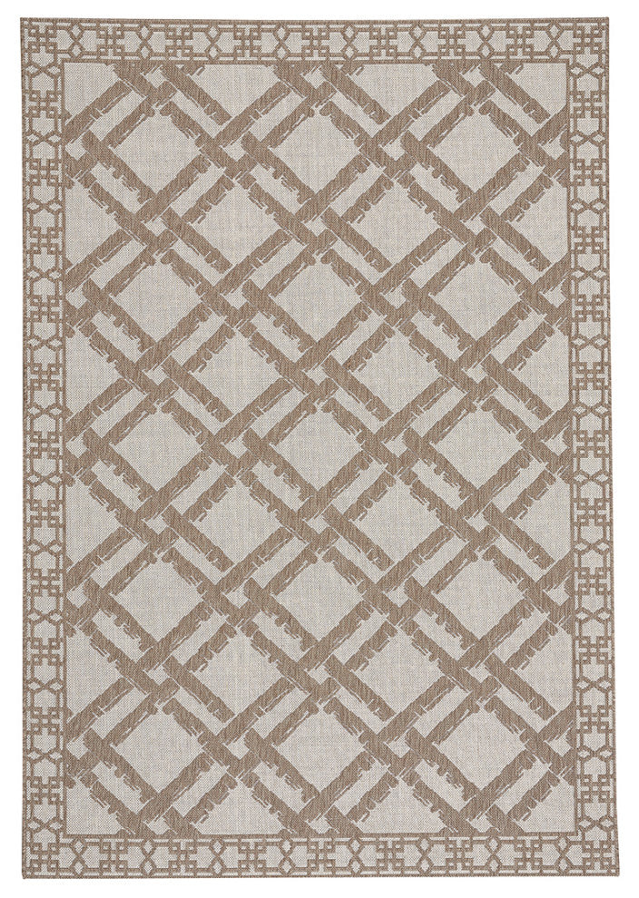 Capel Williamsburg Elsinore-Bamboo Trellis Wheat 4724_675 Machine Woven Rugs - 7