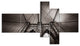 Brooklyn Bridge in NYC USA, Extra Large Canvas Art Print, 60"x32", 5 panels