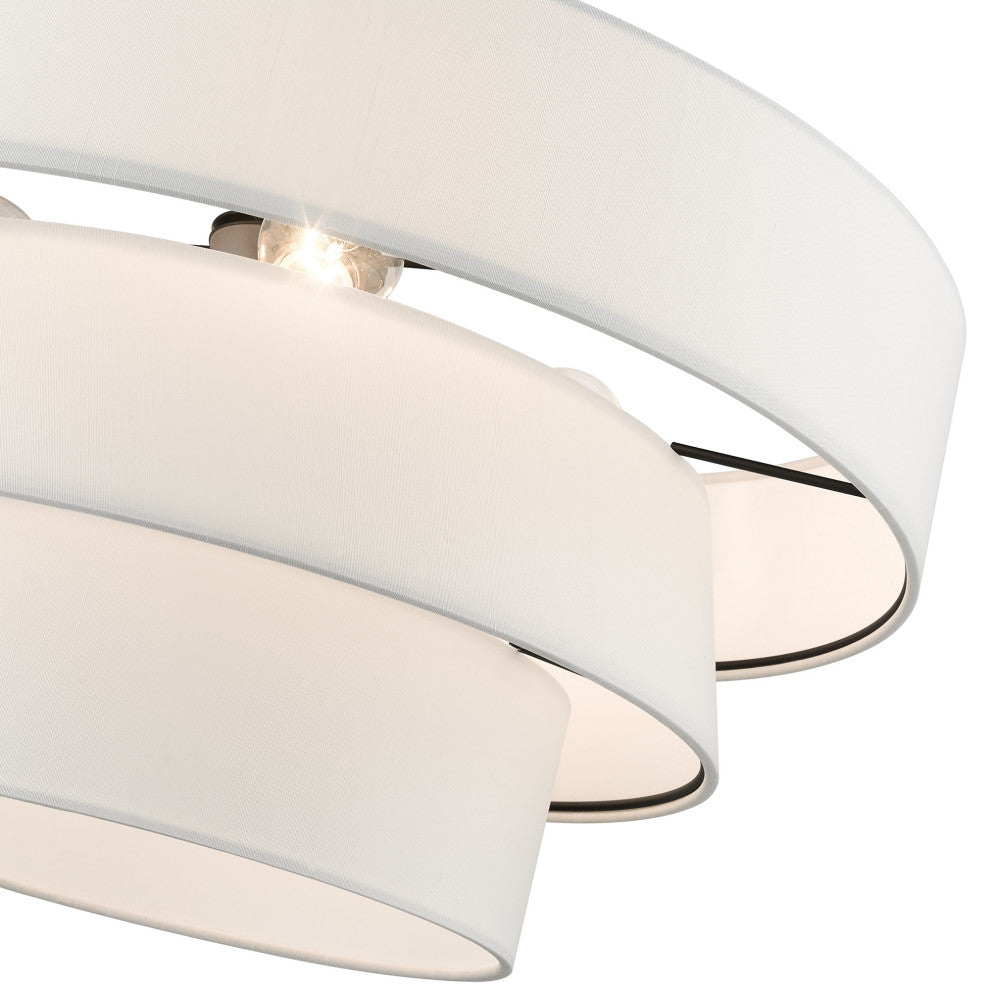 Livex Lighting Warrenville 4-Light Bronze Pendant Chandelier