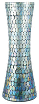 Pomeroy Ambia Vase, Aqua Shimmer Mosaic