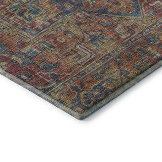 Premium Machine Washable Mayfield AMF571 Red 3' x 5' Rug