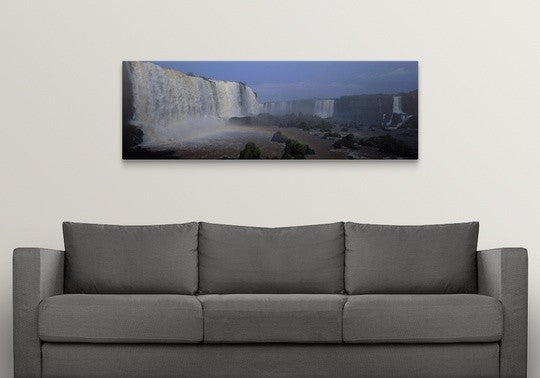 "Argentina, Iguazu Falls" Canvas Art, 60"x20"x1.25"