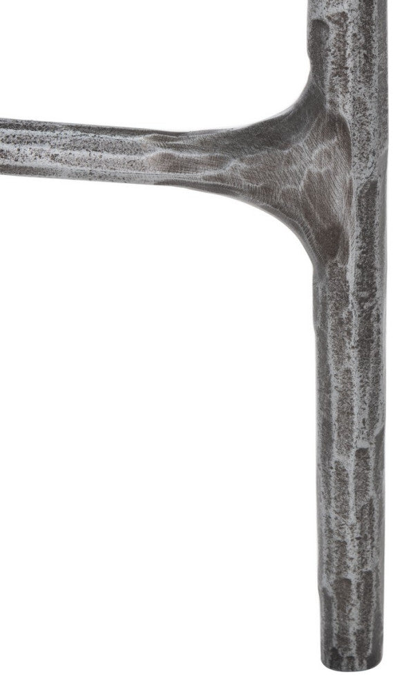 Safavieh Couture Jessa Forged Metal Round End Table, Silver