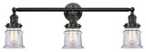 Canton 30" Bath Vanity Light, Oil Rubbed Bronze, Clear Shade