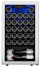 Ca''Lefort wine cooler refrigerator Freestanding 32 Bottles Buit-in Mini Fridge