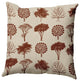 26" x 26" Field of Trees Decorative Throw Pillow, Oak