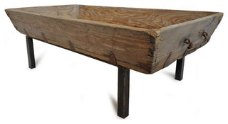Consigned Old Wood Farm Box Coffee Table