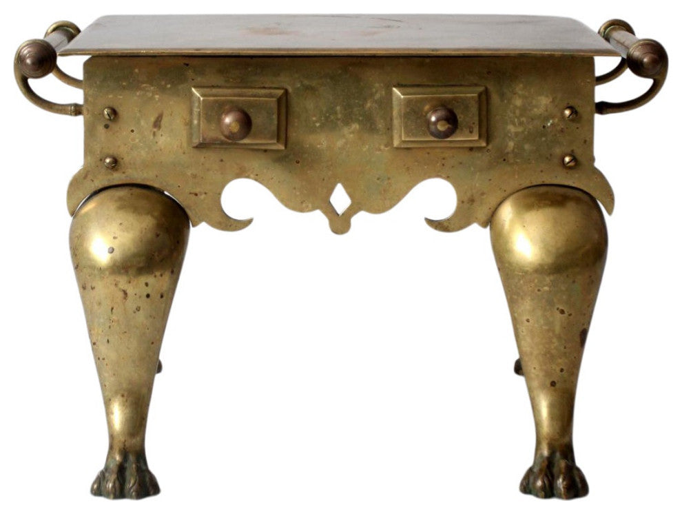 Consigned, Antique Brass Footman