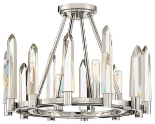 Crystorama Lighting Group WAT-B2004 Watson 4 Light 18"W - Polished Nickel