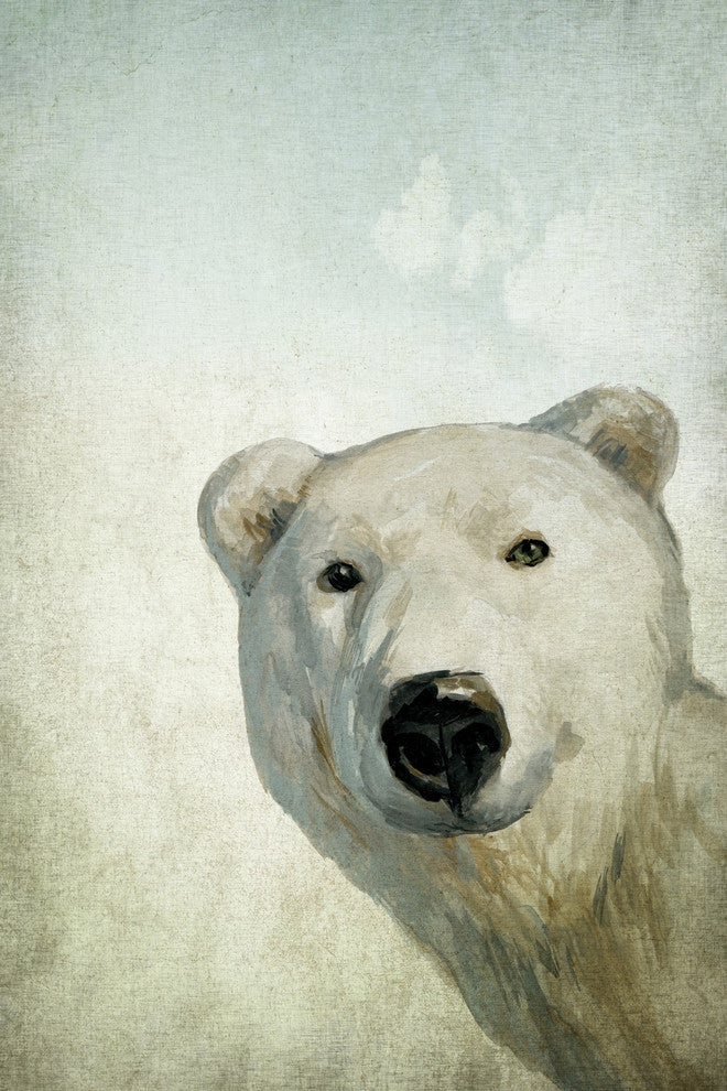 "Hello from Alaska" Painting Print on Wrapped Canvas, 24"x36"