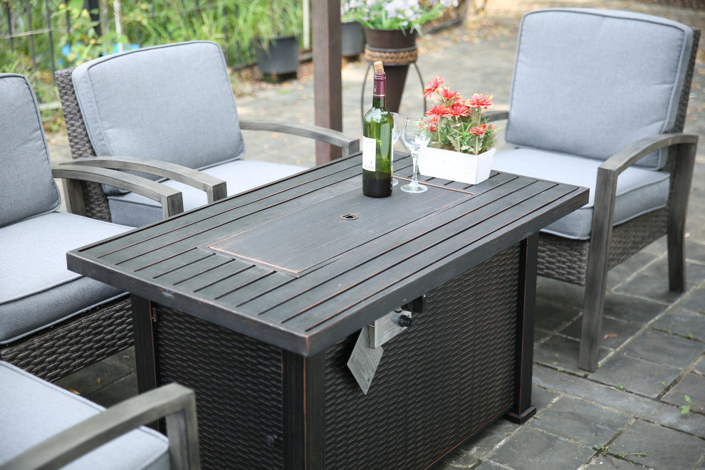 Cocoa 42" Steel Propane Fire Pit Table