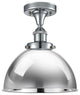 Ballston Urban Semi-Flush Mount, Polished Chrome