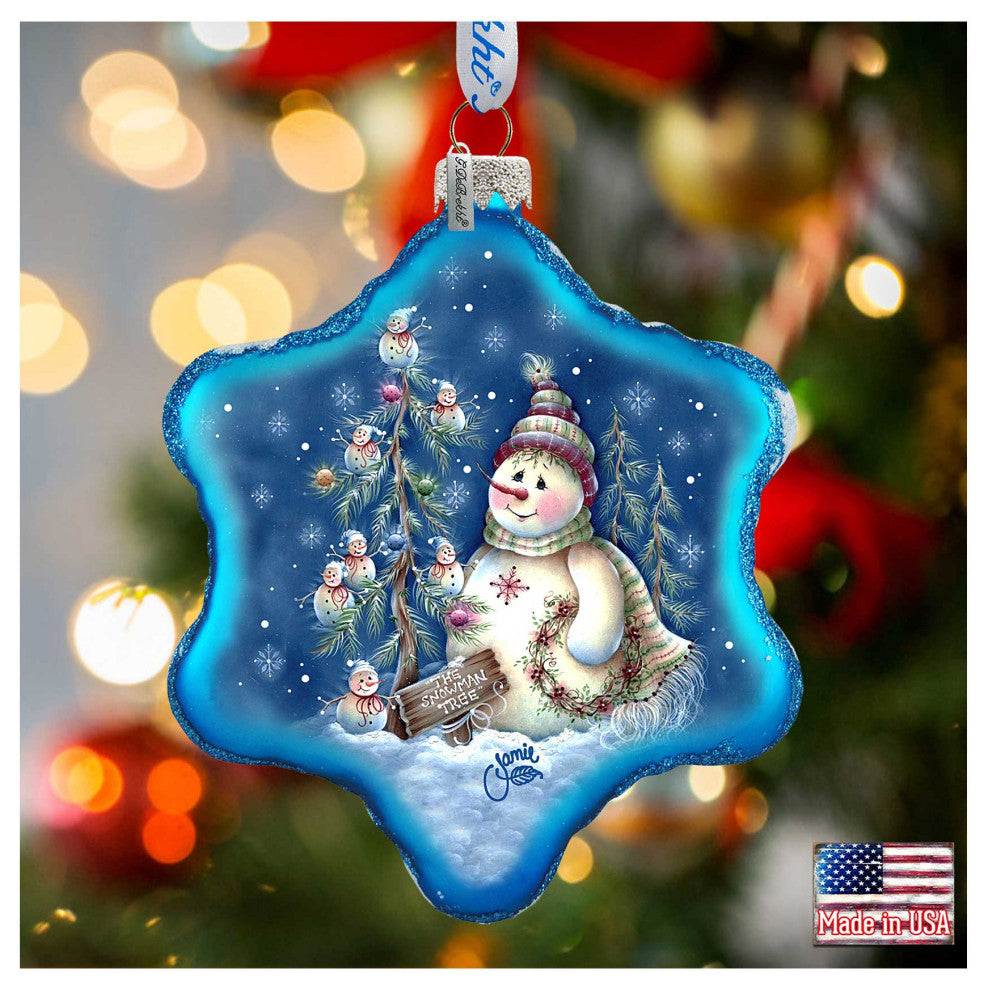 Old Fashion Christmas Glass Ornament