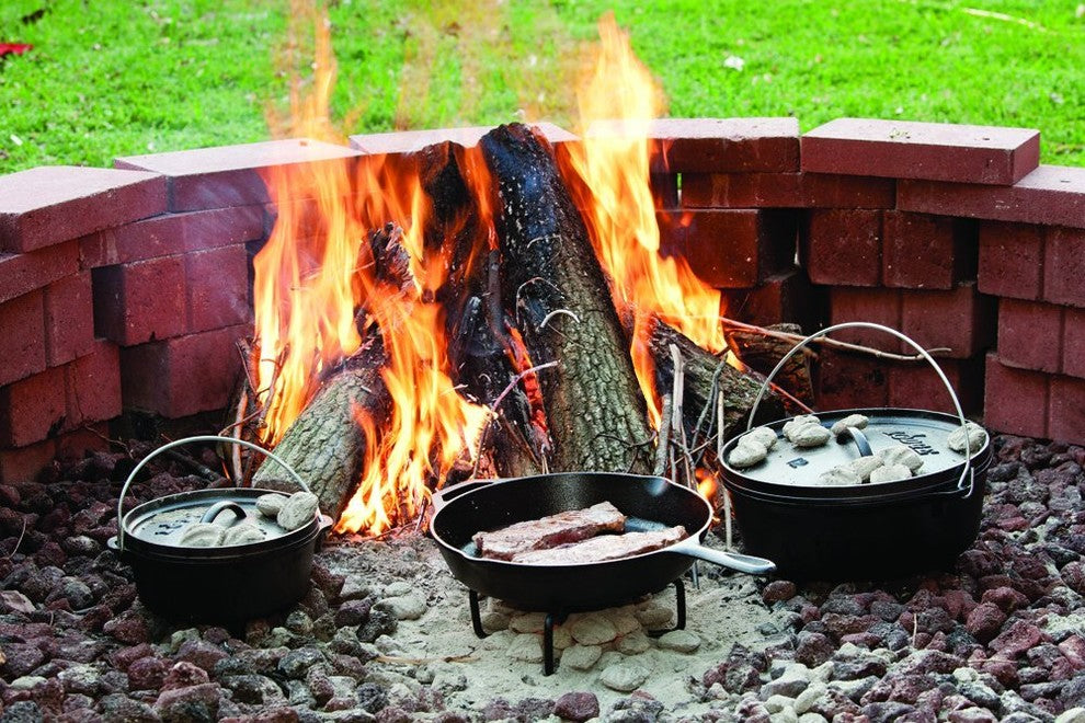 Lodge L5SK3 Pre-Seasoned Cast Iron Skillet, 8"